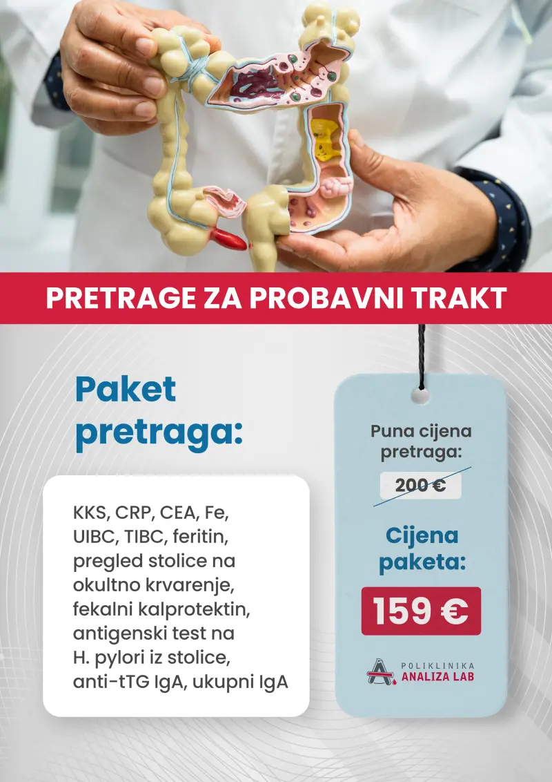 Poster paketa: Pretrage za probavni trakt