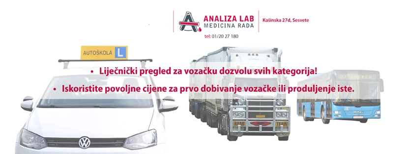 Liječnički pregled za vozačku dozvolu svih kategorija — iskoristite povoljne cijene za prvo dobivanje vozačke ili produljenje