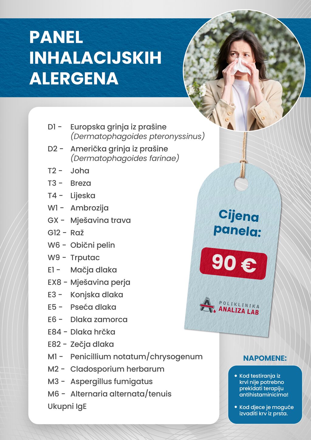 Panel inhalacijskih alergena A4